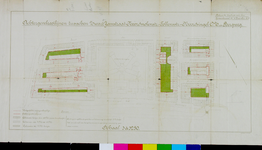 1978-1582 Plattegrond van percelen tussen de Zwart-Janstraat, Noordmolenstraat, Tollensstraat, Noordsingel o.z. en de ...