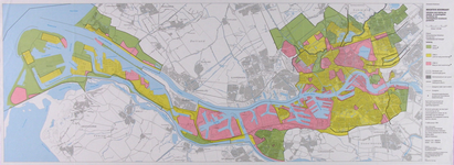 1992-276 Kaart van Rotterdam en het Rijnmondgebied ingedeeld in bodemverontreinigingzones