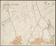 I-223-1 Plattegrond van Rotterdam en omgeving in 4 bladen. Blad 1: Vlaardingen, Schiedam en Overschie.