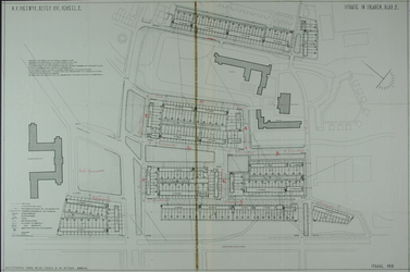 II-190-03 Plattegrond van een bestek van het gedeelte van Vreewijk, tussen Dordtsestraatweg en Mare