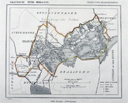 XXXI-148 Kaart van de gemeente Hillegersberg.