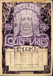 G-0000-0398 Jubileum Louis de Vries. Hendrik IV Drama in drie bedrijven van Luigi Pirandello.