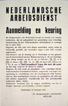 G-0000-0573 Nederlandsche Arbeidsdienst (...) Rotterdam, 16 februari 1942 de Burgemeester voornoemd, Müller.