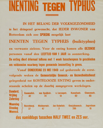 IA-1940-0044 Inenting tegen typhus. Mei 1940.