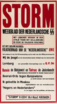 IA-1941-0044L Storm. Weekblad der Nederlandsche SS. 11 cent bij alle kiosken. Doelbewust strijdvaardig! Uit het nieuwe ...