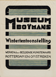 II-1943-0008 Museum Boymans. Wintertentoonstelling. Werken door beeldende kunstenaars Rotterdam en omstreken.