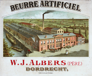 X-0000-0556 Beurre artificiel W.J. Albers (pére) Dordrecht (Hollande).
