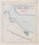 1892-126-2 Kaart met aanduiding van te koop gevraagd terrein door de heer F. Bland van de Berg op Feijenoord. Calque op ...