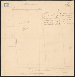 1893-123-1 Tekening van te ruilen gedeelten grond met Van der Sluis en Boekestein aan de Almondestraat en ...