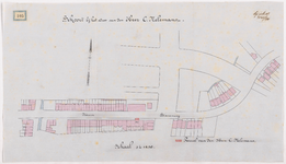 1894-105 Een calque op linnen behorende bij het adres van de heer Nelemans aan de Binnenweg.