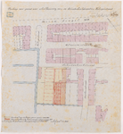 1894-167 Calque op linnen van de aankoop van grond voor schoolgebouwen aan de Schoterbosstraat en Teilingerstraat.