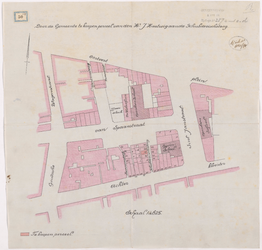 1894-50-1 Situatietekening van het gebied tussen Oostvest, Achterklooster, Goudsewagenstraat en Sint Jansstraat in ...