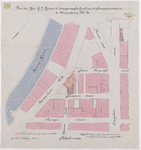 1895-203 Calque op linnen van door de heer G.J. Heiman te koop gevraagden grond aan de Stampioenstraat en de ...