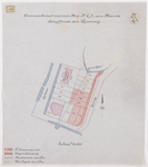 1895-280 Calque op linnen van de overeenkomst met de heer K.L.E. Heerde de betreffende de Vijverweg.