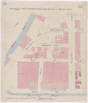 1895-59 Calque op linnen van een situatietekening van het gebied tussen de Nassauhaven en de Oranjeboomstraat in ...