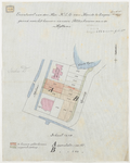 1896-111 Calque op linnen van eventueel van de heer K.L.E. van Heerde te kopen grond voor het bouwen van een politie ...