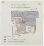 1897-125 Calque op linnen van het gewijzigd plan voor scholenbouw nabij de van Berkelstraat. (Sophiastraat ).