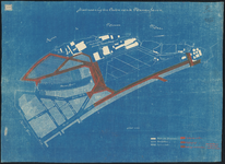 1898-270 Tekening van de stratenaanleg ten oosten van de Nassauhaven.