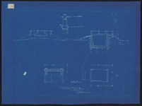 1899-120 Blauwdruk voor den grafmonument (Familie F.B. s' Jacob). Aanvrager P.A. Weeldenburg.