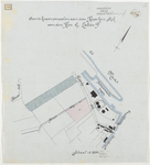 1899-185 Calque op linnen van aan te kopen percelen aan de Heijsedijk, van G. Labots jr.