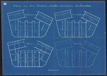 1899-295-1 Blauwdruk met een beschrijving voor de bouw van 7 woonhuizen a/h. Prinsenhoofd, hoek Maas- en Prins ...