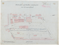 1899-306 Calque op linnen van door H. F. Seelen te koop gevraagde grond aan de 's-Gravendijkwal.
