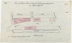 1899-332 Calque op linnen van door C. M. van der Linden te koop gevraagde grond aan 's Gravendijkwal.
