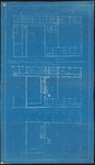1900-469-1 Blauwdruk voor de verbouwing van het pand aan de Hoogstraat 79 tot dienstlokalen voor het Bevolkingsregister ...