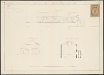 306-2 Plan voor het bouwen van een school aan de Goudsesingel op de plaats van Tivoli (zij- en voorgevel, ...