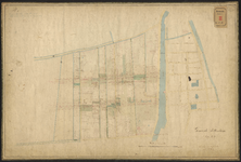 C-5 Kadastrale kaart der Gemeente Rotterdam, sectie B en I, waarop door de ingenieur W.N. Rose de nieuw ontworpen ...