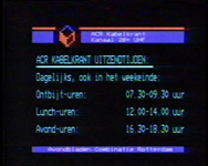 BB-2068 Kabelkrant van de Avondbladen Combinatie Rotterdam