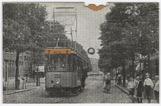 PBK-1983-254 Prentbriefkaart met draaibare instelling van de lijndiensten van de R.E.T. Tramstel 440 rijdt de Gerrit ...