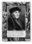 M-592 Portret van Desiderius Erasmus, humanist.