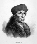 M-623 Portret van Desiderius Erasmus, humanist.
