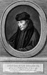 M-630 Portret van Desiderius Erasmus, humanist.