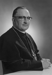 P-005553-2 Portret van mgr. Martien Antonius Jansen, in 1956 benoemd tot bisschop van Rotterdam. Ridder in de Orde van ...