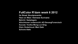 467 Full Color Rotterdam - week 6