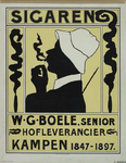 VII-0000-0010 Sigaren. W.G. Boele, senior Hofleverancier Kampen 1847-1897.