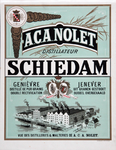 XI-0000-0117 A.C.A. Nolet Distillateur Schiedam Genièvre distilléde pure grains double rectifications. Jenever uit ...