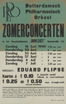 AF-10314 Rotterdams Philharmonisch Orkest, (R.Ph.O.) Zomerconcerten in het Openluchttheater Dijkzigt Westzeedijk 145, ...
