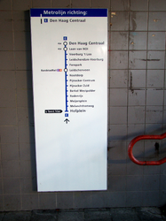 2023-35-272 Routebeschrijving Metrolijn E Hofpleinlijn naar Den Haag CS vanaf het vroegere NS-Station Hofplein.