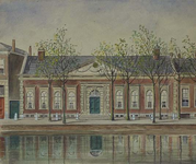 1990-1462 Rotterdamse Schie - Schiekade.Kuyl's fundatie aan de oostzijde van de Schiekade.