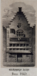 RI-1190 Erasmushuis, aan de Wijde Kerksteeg, anno 1467.