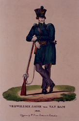 RI-1545-1 Egmond Willem van Dam van Isselt heeft in 1830 een vrijwillige jagerkorps opgericht.