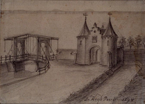RISCH-244A De Hoofd Poort anno 1598 te Schiedam.