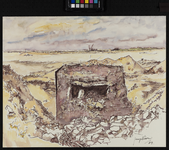 VII-168-00-00-204 Eén van de bunkers die gesloopt zal worden op het laatste overgebleven stukje van De Beer dat nu ook ...
