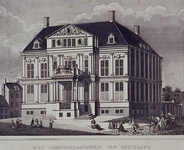 XIII-14 Gezicht op het Gemeenlandshuis van Schieland aan de Korte Hoogstraat.