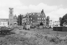 2005-9969 De Hugo de Grootstraat met op de achtergrond de Goudse Rijweg met de Redemptoristenkerk, RK Kerk van de ...