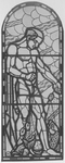 XII-48-01-17,-18 Opnamen van voorstudies van gebrandschilderde ramen vervaardigd naar een ontwerp van kunstschilder ...