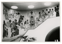 1971-2041 Muurschildering gemaakt door mevrouw Marie Adriana Willeboordse in de hal van het Geneeskundige- en ...